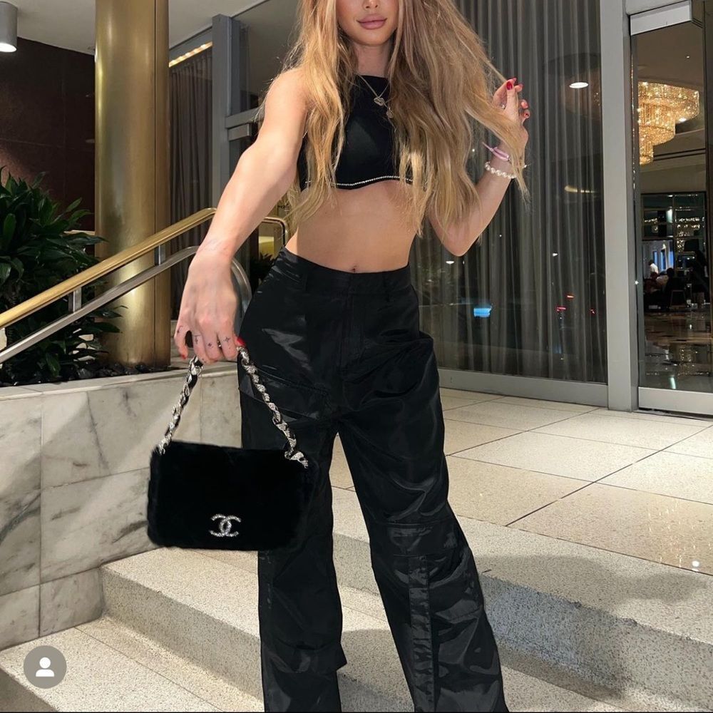 Wide Leg Cargo Pants